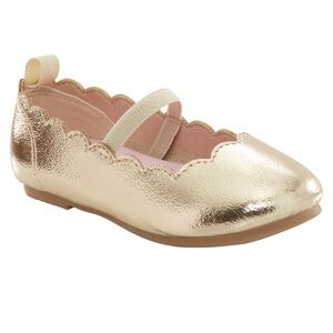 Carter's Shiny Gold Ballet Dress Shoes
